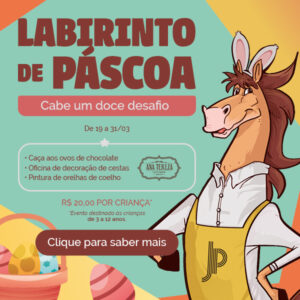 Jockey Plaza Shopping apresenta o Labirinto de Páscoa: Cabe um doce desafio