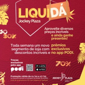 LiquiDá: tradicional promoção de verão do Jockey Plaza Shopping traz descontos de até 70%