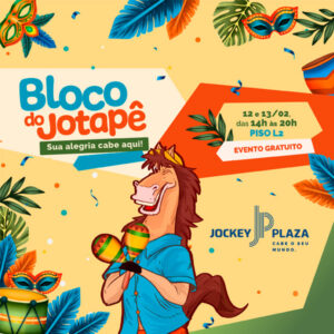 Jockey Plaza Shopping tem programação especial e gratuita para o Carnaval