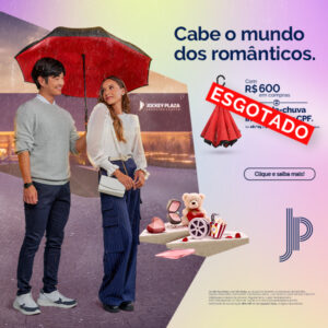 Cabe o mundo dos românticos: Jockey Plaza Shopping apresenta campanha compre e ganhe de Dia dos Namorados