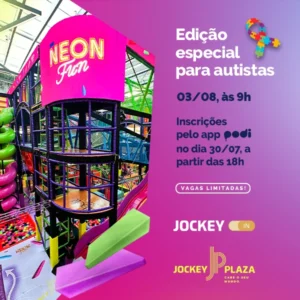 Arena Neon Fun realiza edição especial para crianças com TEA no Jockey Plaza Shopping