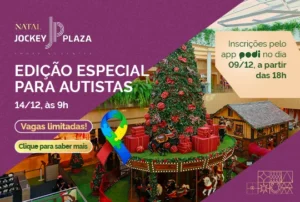 Jockey Plaza realiza edição inclusiva do “Natal no Haras do Jotapê”Manhã especial para crianças com TEA oferece ambiente calmo, seguro e comestímulos sensoriais reduzidos, garantindo acolhimento às famílias