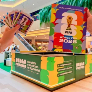 Jockey Plaza Shopping inaugura ponto autorizado e distribuidor oficial da Panini da Copa do Mundo FIFA 2026