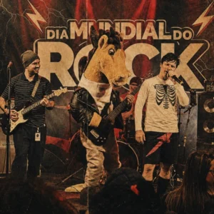 Jockey Plaza Shopping transforma estacionamento em “rock de garagem” para celebrar o Dia do Rock